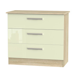 Contrast 3 Drawer Chest